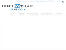 Tablet Screenshot of hometownpharmacywi.com